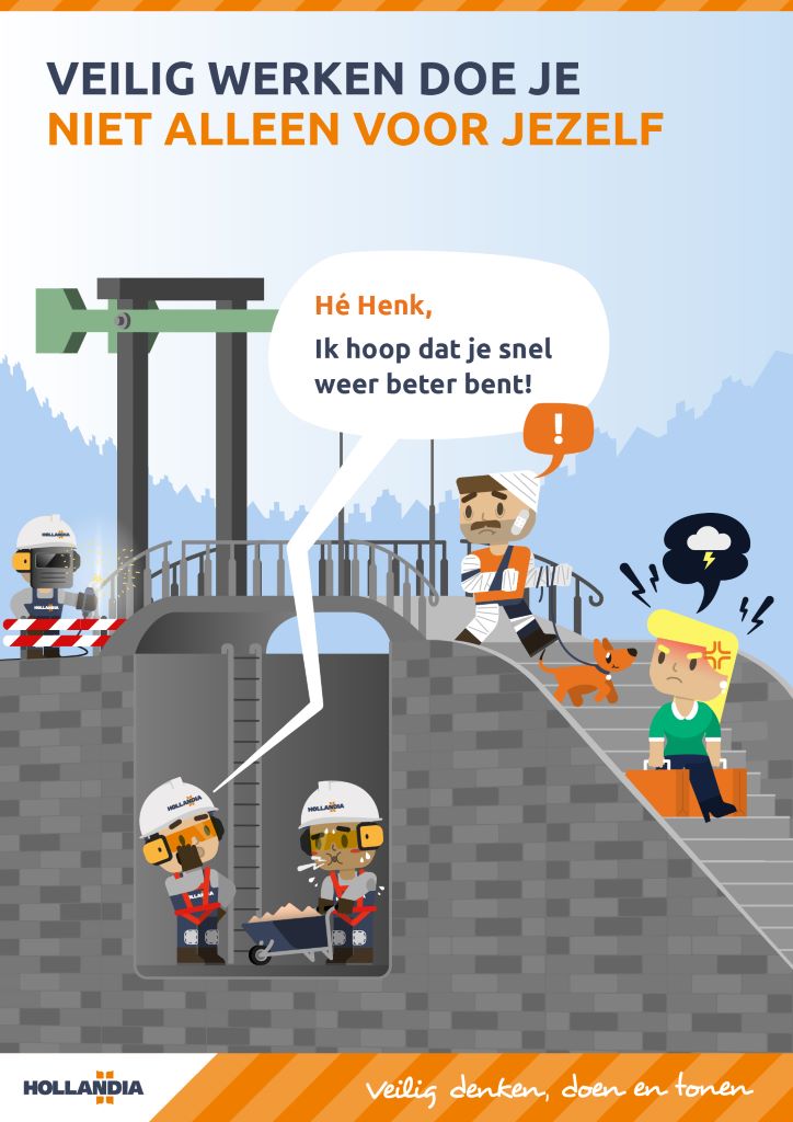 Veiligheidscampagne Hollandia - Poster