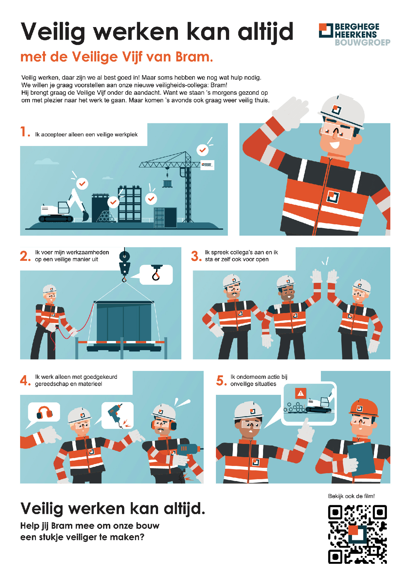 Veiligheidscampagne - infographic Heras