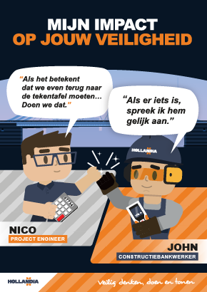 Veiligheidscampagne - Poster Hollandia