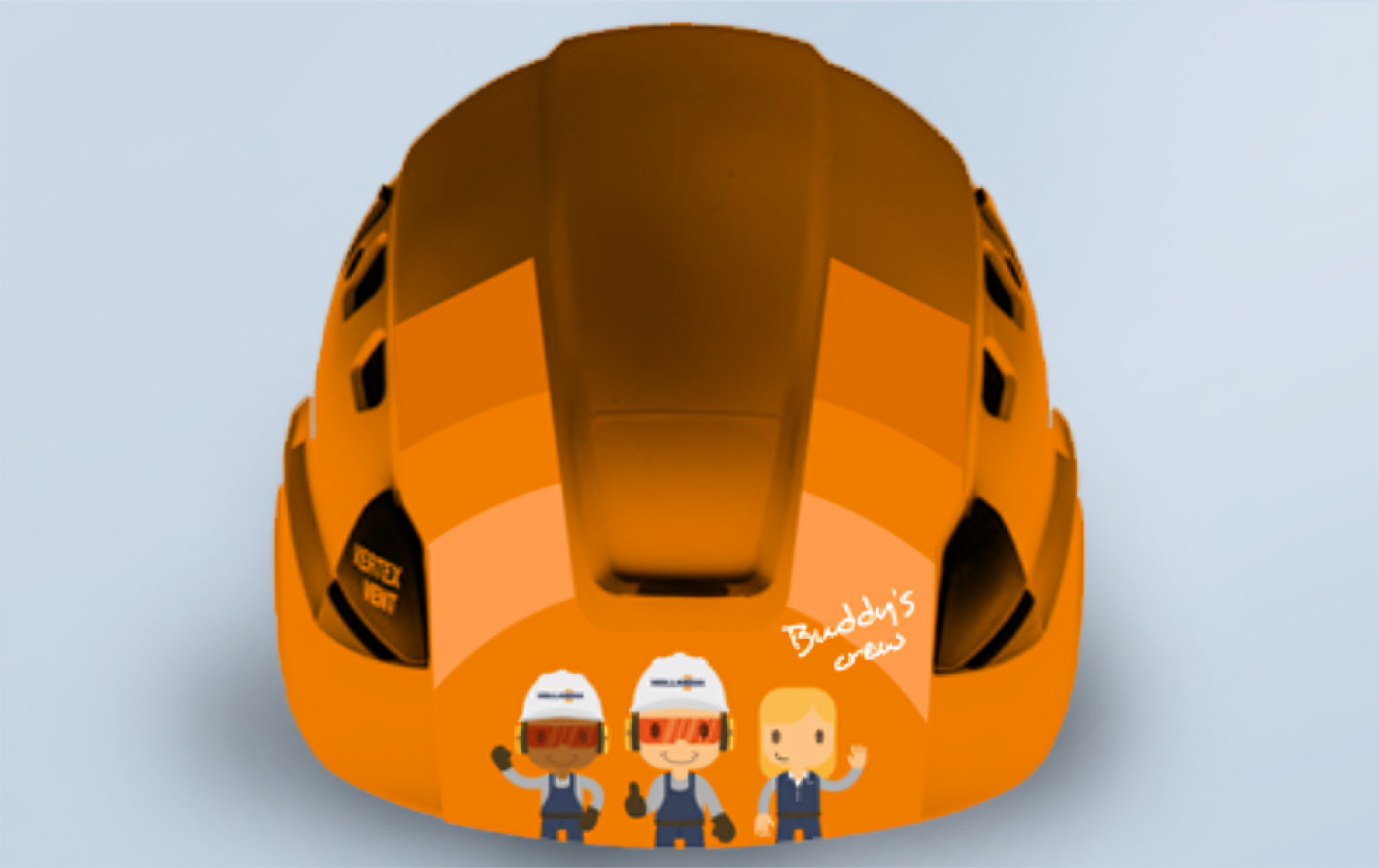 Veiligheidscampagne communicatiemiddelen - helmsticker