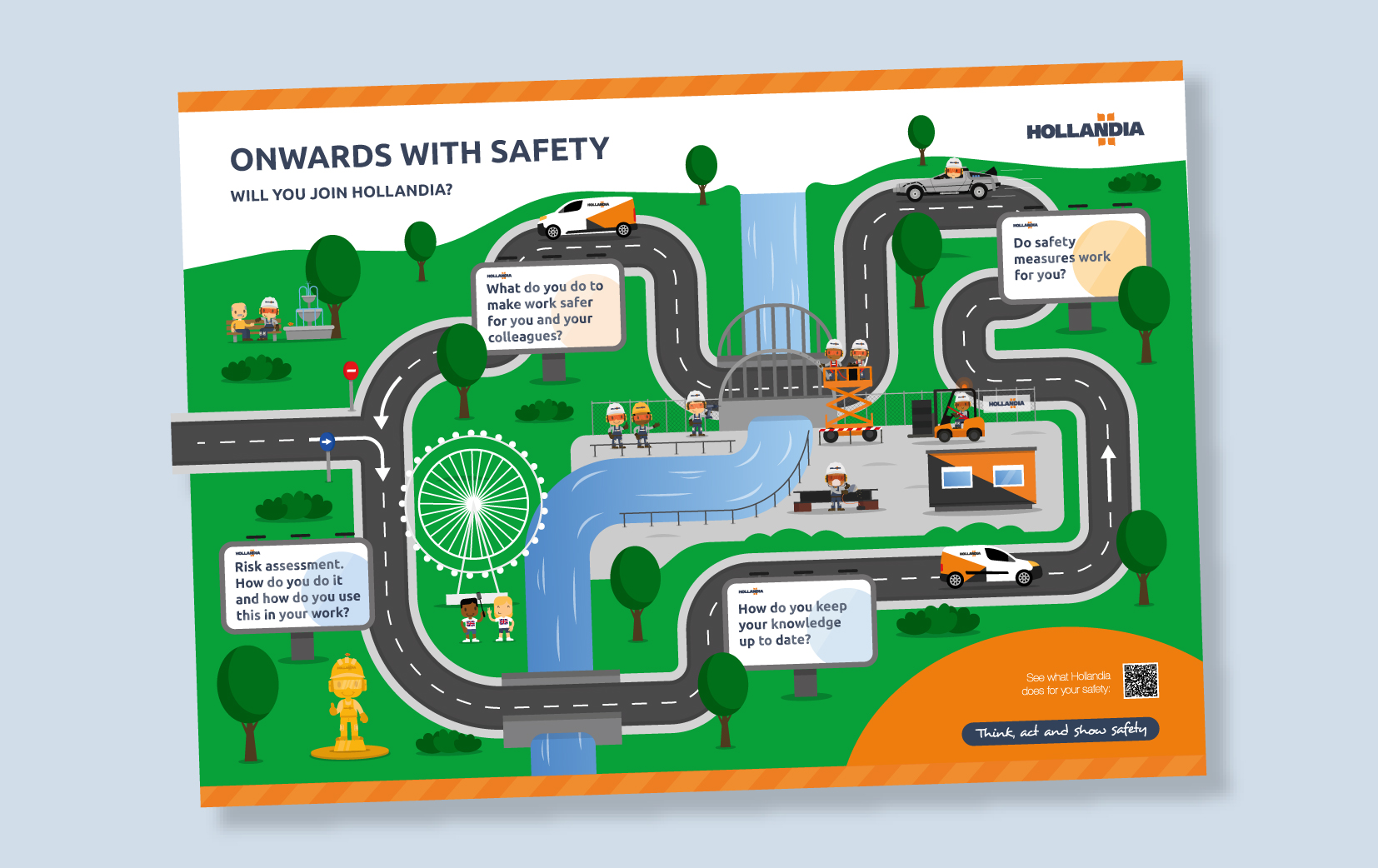 Veiligheidscampagne communicatiemiddelen - toolboxplaat